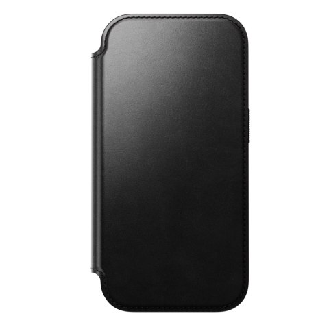 NOMAD Modern Leather Folio - etui do iPhone 18 Pro / 17 Pro kompatybilne z MagSafe, skóra Horween (black)