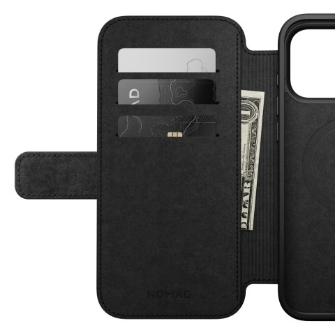 NOMAD Modern Leather Folio - etui do iPhone 18 Pro Max / 17 Pro Max kompatybilne z MagSafe, skóra Camino (english tan-c)