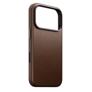 NOMAD Traditional Leather Case - etui do iPhone 18 Pro / 17 Pro kompatybilne z MagSafe, skóra ECCO (brown)