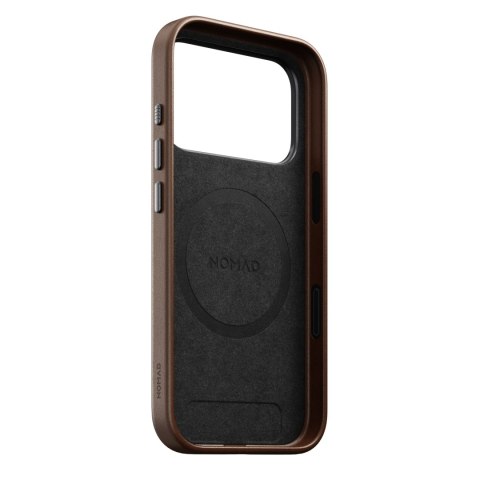 NOMAD Traditional Leather Case - etui do iPhone 18 Pro / 17 Pro kompatybilne z MagSafe, skóra ECCO (brown)