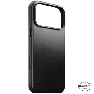 NOMAD Traditional Leather Case - etui do iPhone 18 Pro Max / 17 Pro Max kompatybilne z MagSafe, skóra Horween (black)