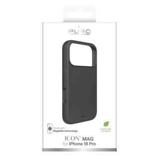 Puro Icon Mag - etui do iPhone 18 Pro / 17 Pro kompatybilne z MagSafe (dark shadow)