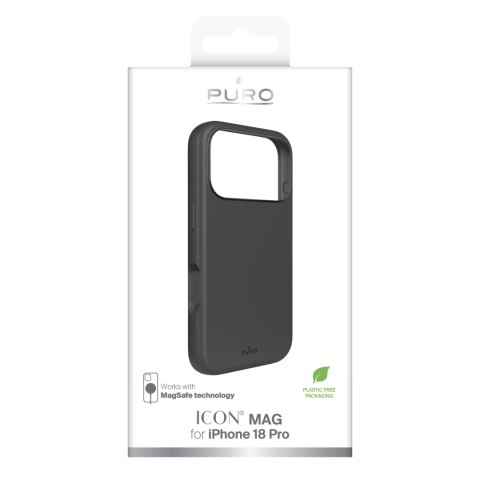 Puro Icon Mag - etui do iPhone 18 Pro / 17 Pro kompatybilne z MagSafe (dark shadow)