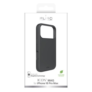 Puro Icon Mag - etui do iPhone 18 Pro Max / 17 Pro Max kompatybilne z MagSafe (dark shadow)