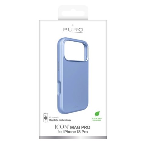 Puro Icon Mag Pro - etui do iPhone 18 Pro / 17 Pro kompatybilne z MagSafe (polar blue)