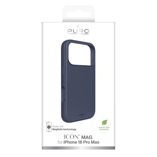 Puro Icon Mag - etui do iPhone 18 Pro Max / 17 Pro Max kompatybilne z MagSafe (crown blue)
