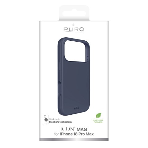 Puro Icon Mag - etui do iPhone 18 Pro Max / 17 Pro Max kompatybilne z MagSafe (crown blue)