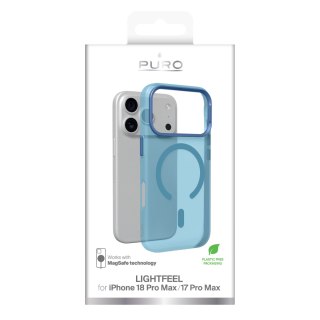 Puro Lightfeel - etui do iPhone 18 Pro Max / 17 Pro Max kompatybilne z MagSafe (polar blue)