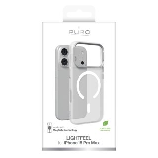Puro Lightfeel - etui do iPhone 18 Pro Max / 17 Pro Max kompatybilne z MagSafe (soft cloud)