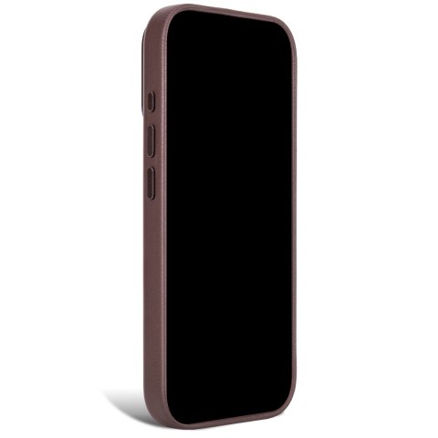 Decoded Leather Backcover - skórzane etui do iPhone 18 Pro / 17 Pro kompatybilne z MagSafe (chocolat brown)