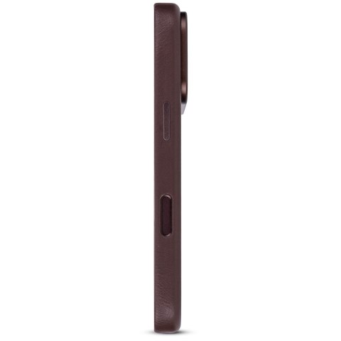 Decoded Leather Backcover - skórzane etui do iPhone 18 Pro / 17 Pro kompatybilne z MagSafe (chocolat brown)