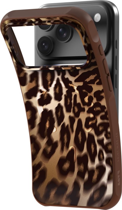 Laut Huex Wave - etui do iPhone 18 Pro / 17 Pro kompatybilne z MagSafe (mocha leopard)