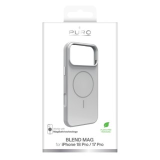 Puro Bicol Mag - etui do iPhone 18 Pro / 17 Pro kompatybilne z MagSafe (soft cloud)