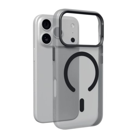 Puro Lightfeel - etui do iPhone 18 Pro / 17 Pro kompatybilne z MagSafe (dark shadow)