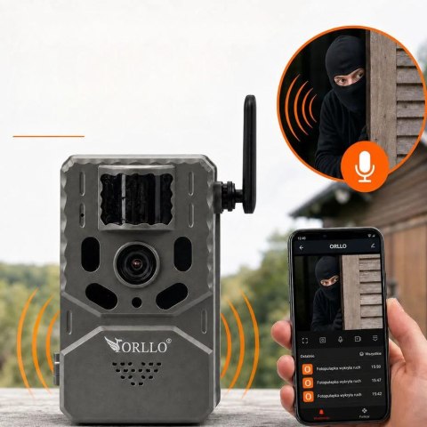 Fotopułapka - Kamera leśna - Orllo Huntercam 6 SIM z zasilaniem solarnym
