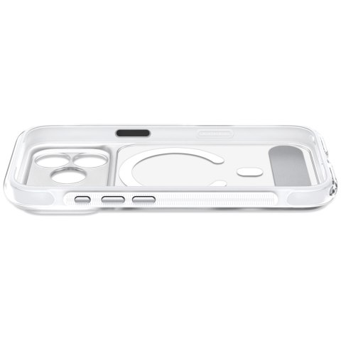 Decoded AntiMicrobial Hybrid Stand Backcover - etui z podstawką do iPhone 18 Pro / 17 Pro kompatybilne z MagSafe (clear)