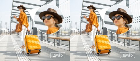 Kamera IP Hilook IPC-B480HAD-LUF/SL panoramiczna 8MP Smart Hybrid Light