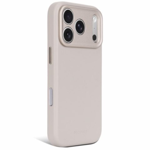 Decoded Leather Backcover - skórzane etui do iPhone 18 Pro / 17 Pro kompatybilne z MagSafe (taupe)