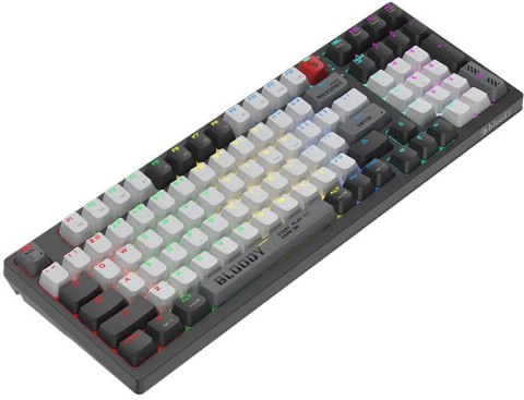 Klawiatura bezprzewodowa A4TECH BLOODY WS98 Grey WRLS (BLMS RED Plus Switches)