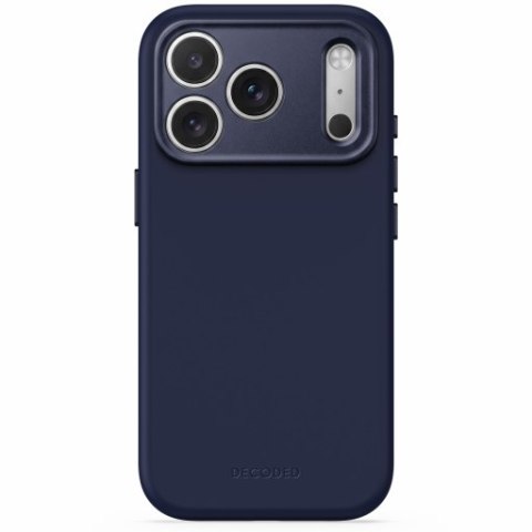 Decoded AntiMicrobial Silicone Backcover - etui do iPhone 18 Pro / 17 Pro kompatybilne z MagSafe (atlantic blue)