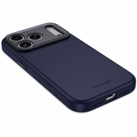 Decoded AntiMicrobial Silicone Backcover - etui do iPhone 18 Pro / 17 Pro kompatybilne z MagSafe (atlantic blue)