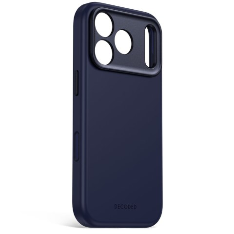 Decoded AntiMicrobial Silicone Backcover - etui do iPhone 18 Pro / 17 Pro kompatybilne z MagSafe (atlantic blue)