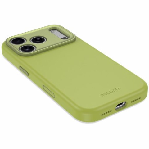 Decoded AntiMicrobial Silicone Backcover - etui do iPhone 18 Pro / 17 Pro kompatybilne z MagSafe (moss green)