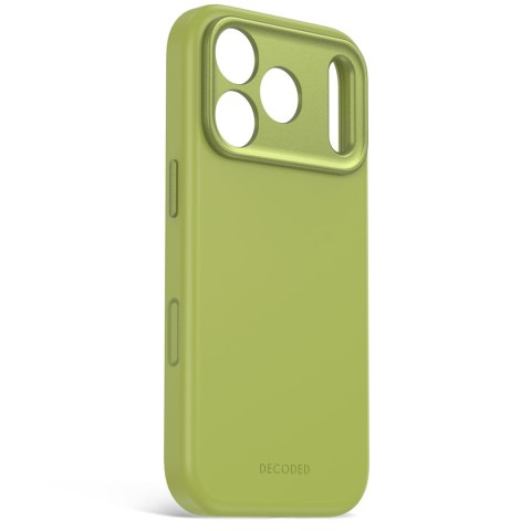 Decoded AntiMicrobial Silicone Backcover - etui do iPhone 18 Pro / 17 Pro kompatybilne z MagSafe (moss green)