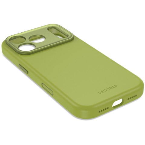 Decoded AntiMicrobial Silicone Backcover - etui do iPhone 18 Pro / 17 Pro kompatybilne z MagSafe (moss green)