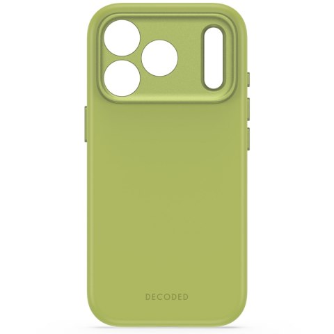 Decoded AntiMicrobial Silicone Backcover - etui do iPhone 18 Pro / 17 Pro kompatybilne z MagSafe (moss green)