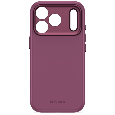 Decoded AntiMicrobial Silicone Backcover - etui do iPhone 18 Pro / 17 Pro kompatybilne z MagSafe (plum)