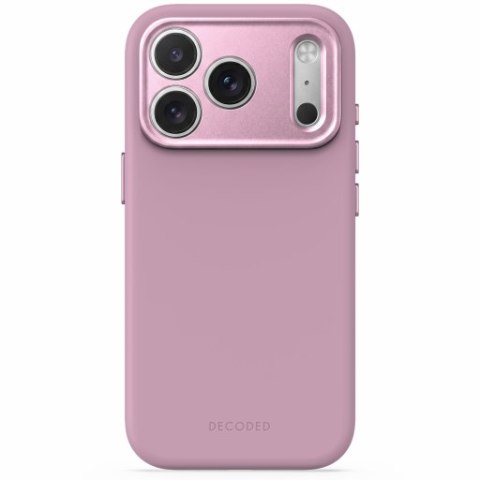 Decoded AntiMicrobial Silicone Backcover - etui do iPhone 18 Pro / 17 Pro kompatybilne z MagSafe (rose quartz)