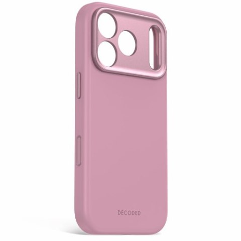 Decoded AntiMicrobial Silicone Backcover - etui do iPhone 18 Pro / 17 Pro kompatybilne z MagSafe (rose quartz)