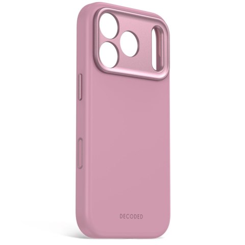 Decoded AntiMicrobial Silicone Backcover - etui do iPhone 18 Pro / 17 Pro kompatybilne z MagSafe (rose quartz)