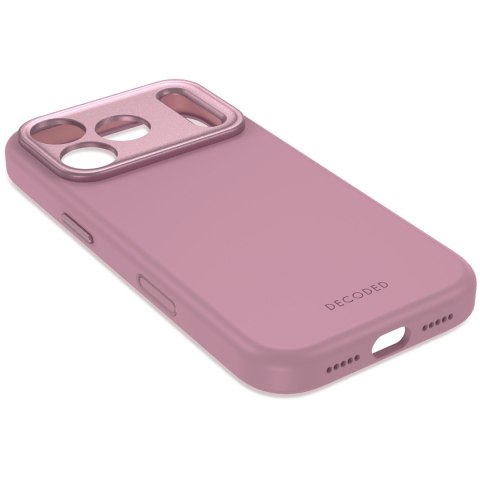 Decoded AntiMicrobial Silicone Backcover - etui do iPhone 18 Pro / 17 Pro kompatybilne z MagSafe (rose quartz)