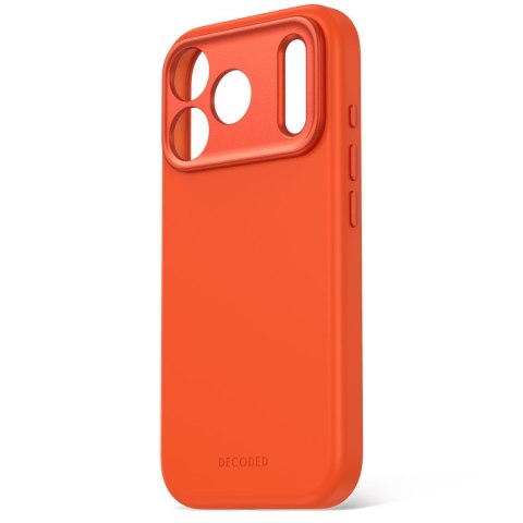 Decoded AntiMicrobial Silicone Backcover - etui do iPhone 18 Pro / 17 Pro kompatybilne z MagSafe (terracotta)