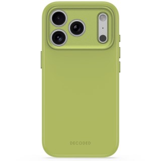 Decoded AntiMicrobial Silicone Backcover - etui do iPhone 18 Pro Max / 17 Pro Max kompatybilne z MagSafe (moss green)
