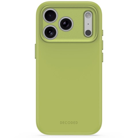 Decoded AntiMicrobial Silicone Backcover - etui do iPhone 18 Pro Max / 17 Pro Max kompatybilne z MagSafe (moss green)