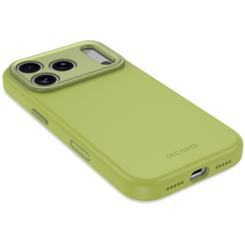 Decoded AntiMicrobial Silicone Backcover - etui do iPhone 18 Pro Max / 17 Pro Max kompatybilne z MagSafe (moss green)