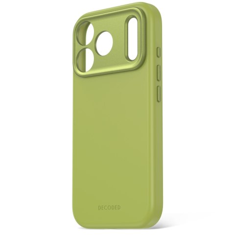 Decoded AntiMicrobial Silicone Backcover - etui do iPhone 18 Pro Max / 17 Pro Max kompatybilne z MagSafe (moss green)