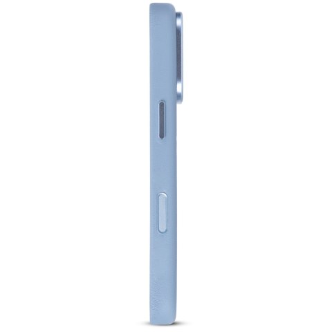 Decoded Leather Backcover - skórzane etui do iPhone 18 Pro / 17 Pro kompatybilne z MagSafe (sky blue)