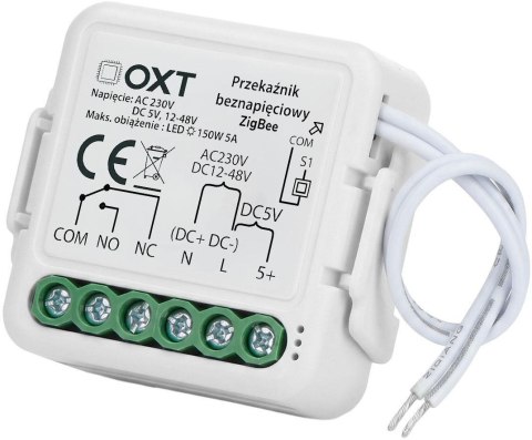 Moduł OXT Mini Przekaźnik beznapięciowy AC 230V DC 5V 12-48V ZigBee TUYA T250DC