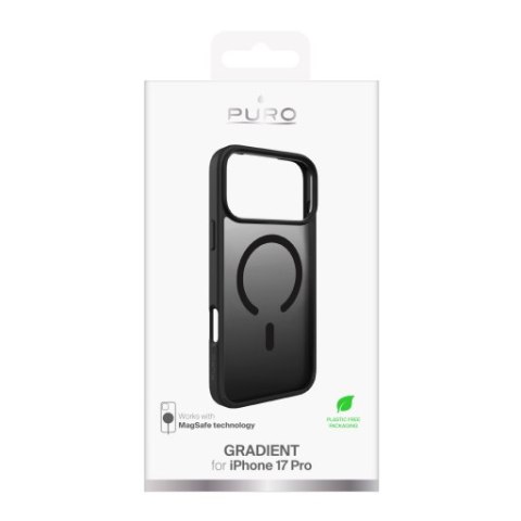 Puro Gradient - etui do iPhone 17 Pro kompatybilne z MagSafe (black)