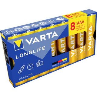 BATERIE ALKALICZNE VARTA R3 (AAA) LONGLIFE 8szt NEW