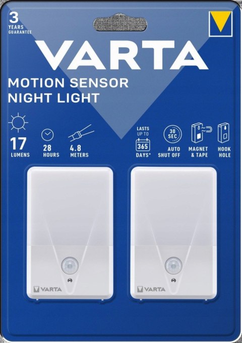 LAMPA MOTION SENSOR NIGHT LIGHT twin pack (2szt) VARTA