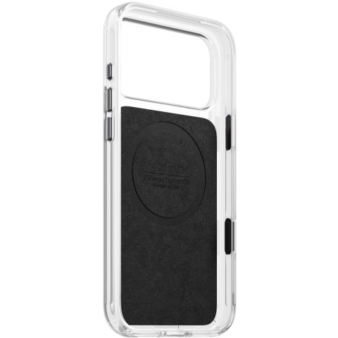 NOMAD Clear Leather Case - etui do iPhone 18 Pro Max / 17 Pro Max kompatybilne z MagSafe, skóra Horween (black)