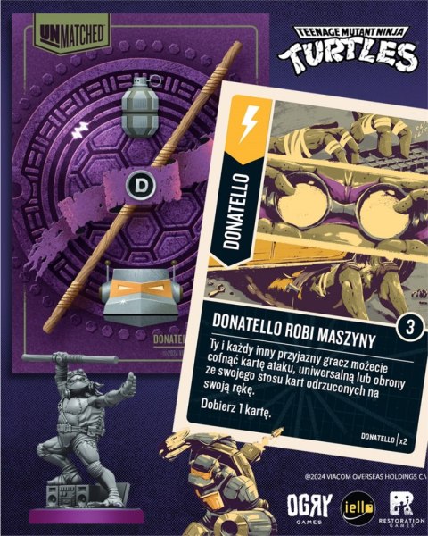 GRA UNMATCHED: ADVENTURES TMNT - podstawa - OGRY GAMES