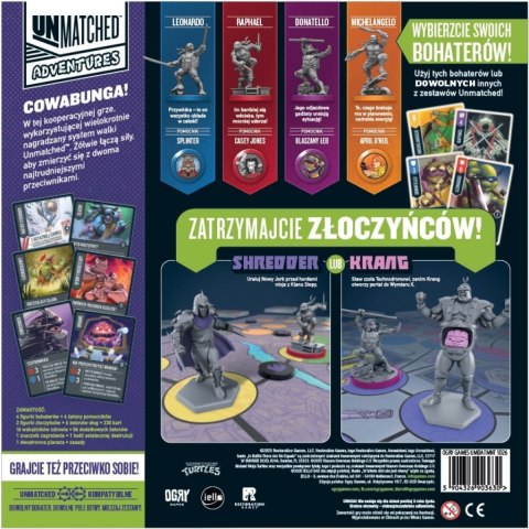 GRA UNMATCHED: ADVENTURES TMNT - podstawa - OGRY GAMES