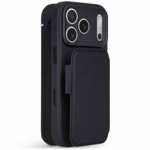 Decoded Textured Silicone Detachable Wallet - etui do iPhone 18 Pro / 17 Pro (phantom black)