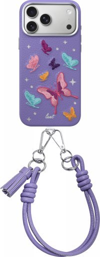 Laut Twine Edge - etui do iPhone 18 Pro Max / 17 Pro Max kompatybilne z MagSafe (lilac butterfly)